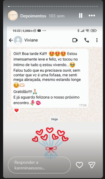 Depoimento real de atendimento 1