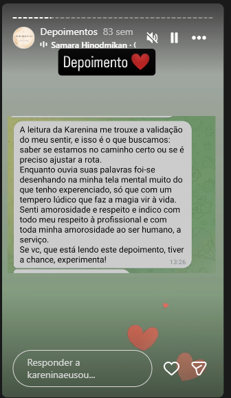 Depoimento real de atendimento 5