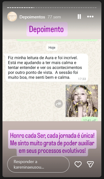 Depoimento real de atendimento 8