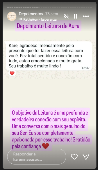 Depoimento real de atendimento 11