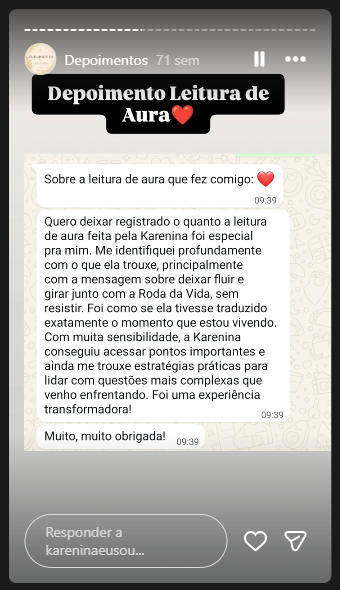 Depoimento real de atendimento 12